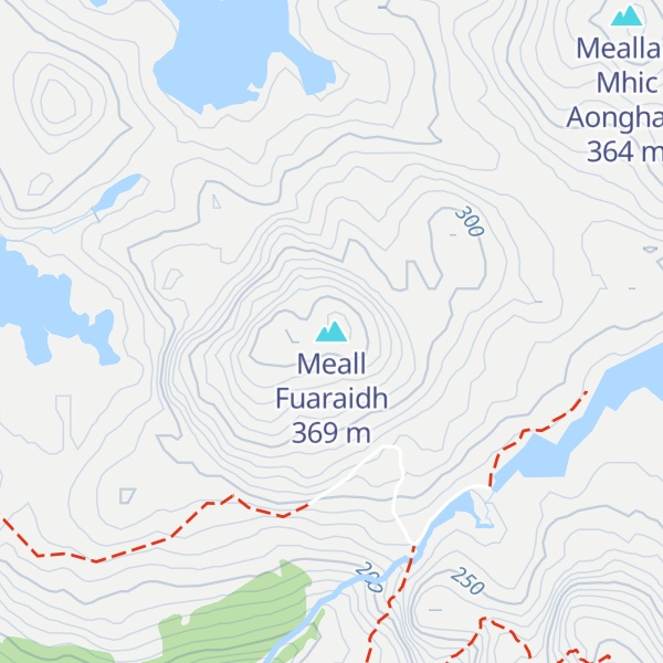 Map of Meall Fuaraidh