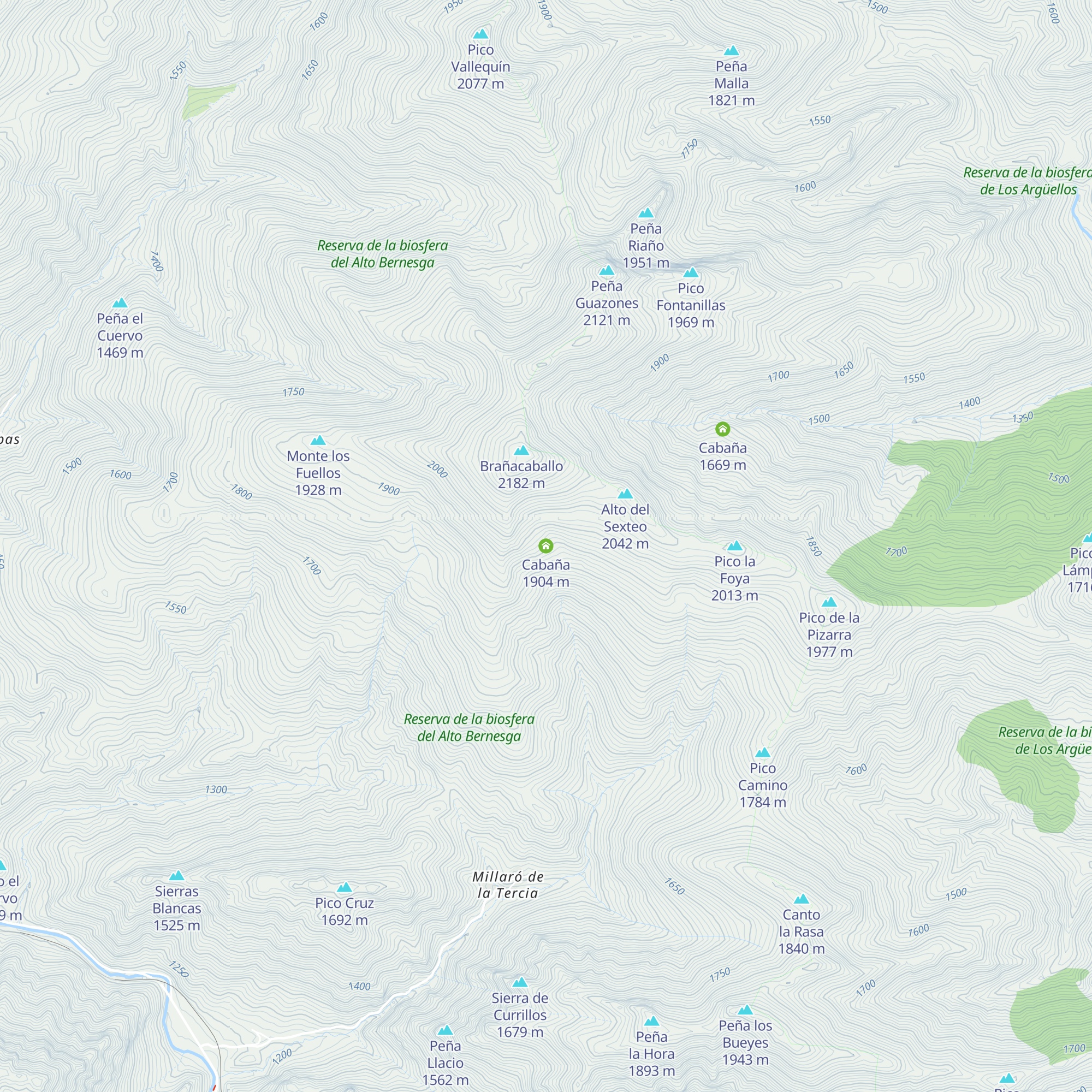 Cabaña map