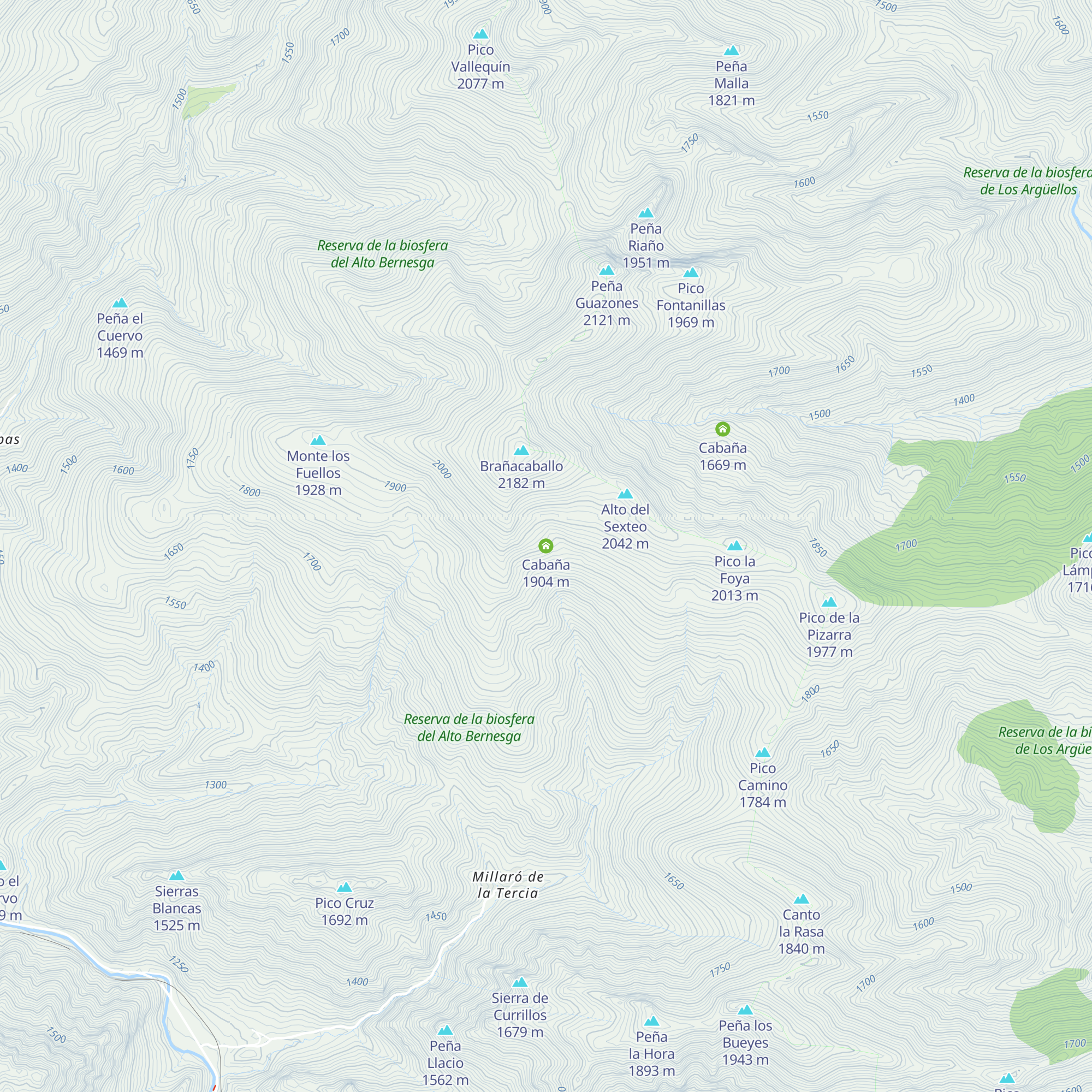 Cabaña map