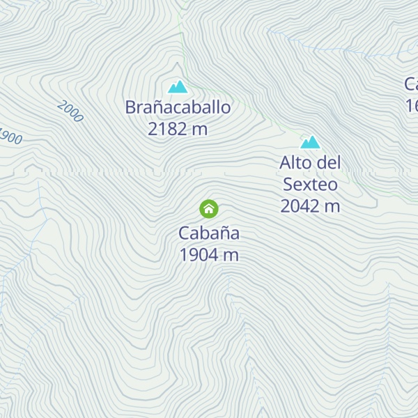Map of Cabaña