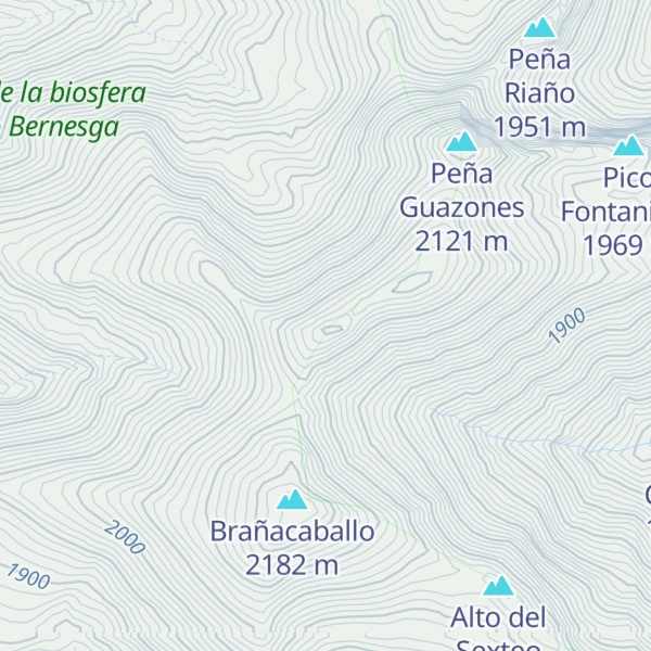 Map of Pico la Carba