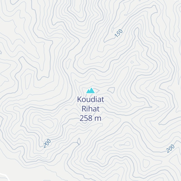Map of Koudiat Rihat