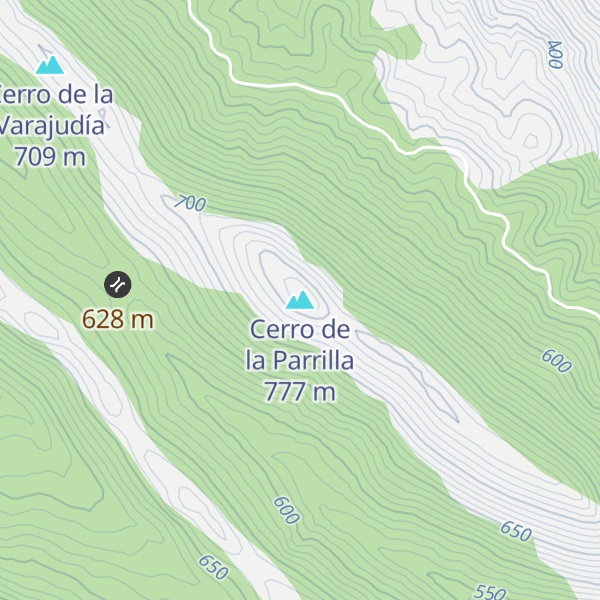 Map of Cerro de la Parrilla