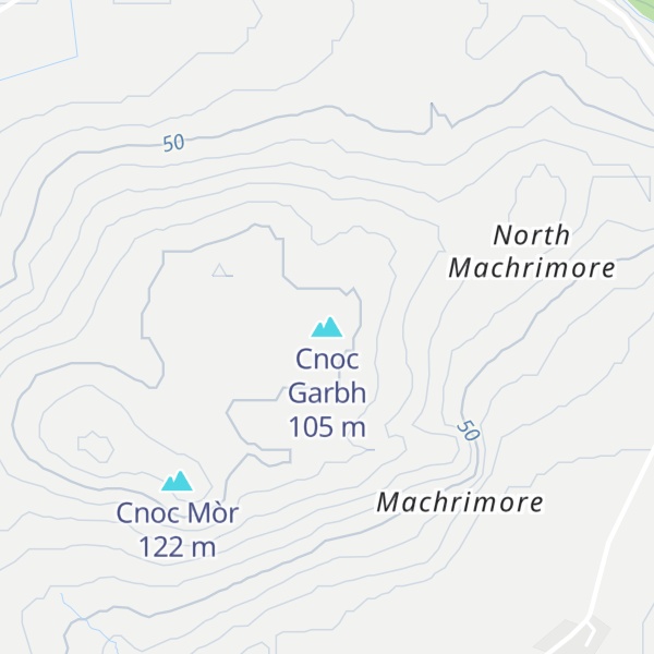 Map of Cnoc Garbh