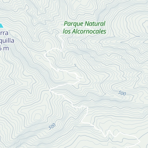 Map of Cerro de los Garlitos