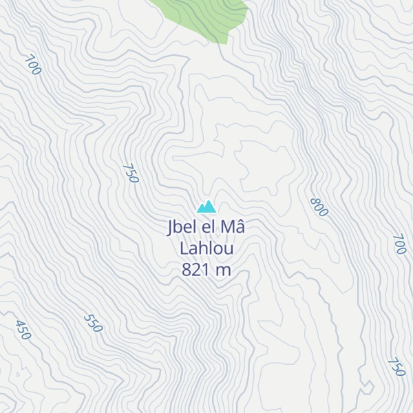 Map of Jbel el Mâ Lahlou