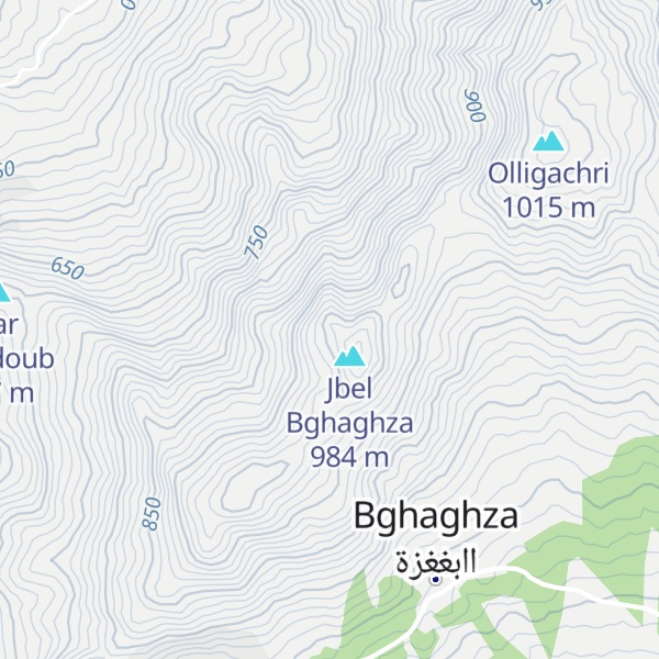 Map of Koudia Louhorna
