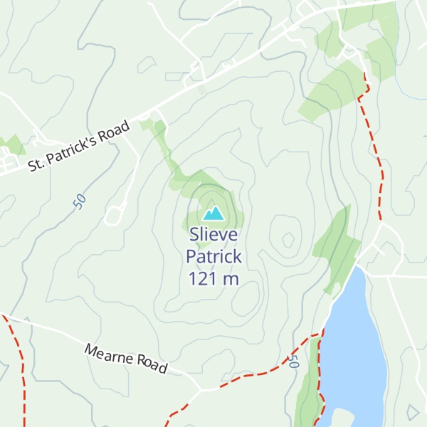 Map of Slieve Patrick