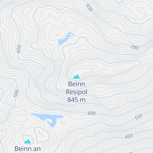 Map of Beinn Resipol