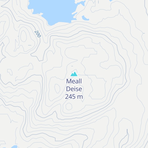 Map of Meall Deise