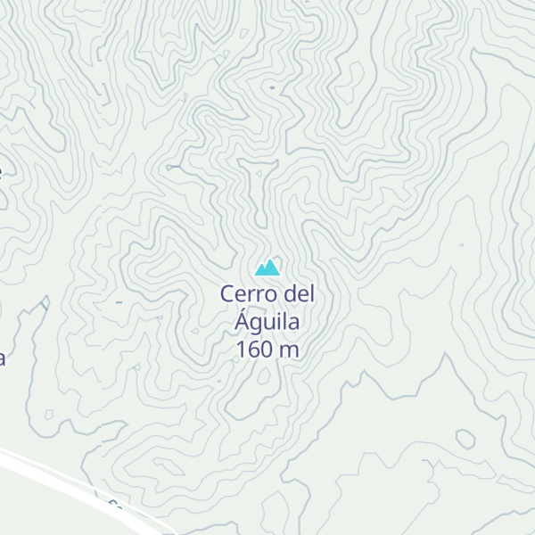 Map of Cerro del Águila