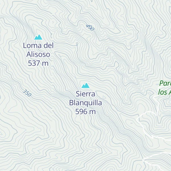 Map of Sierra Blanquilla