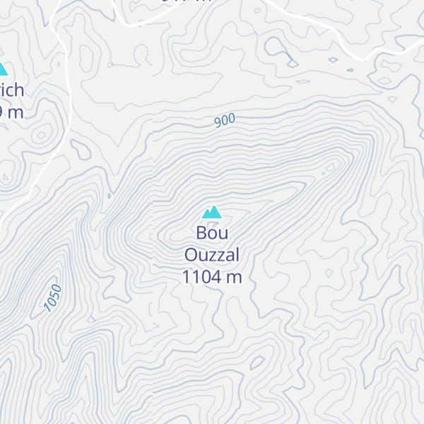 Map of Bou Ouzzal