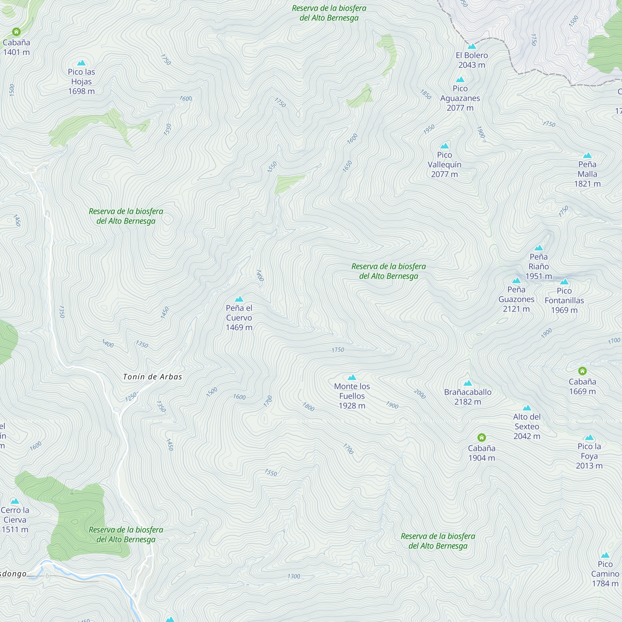 Cabaña map