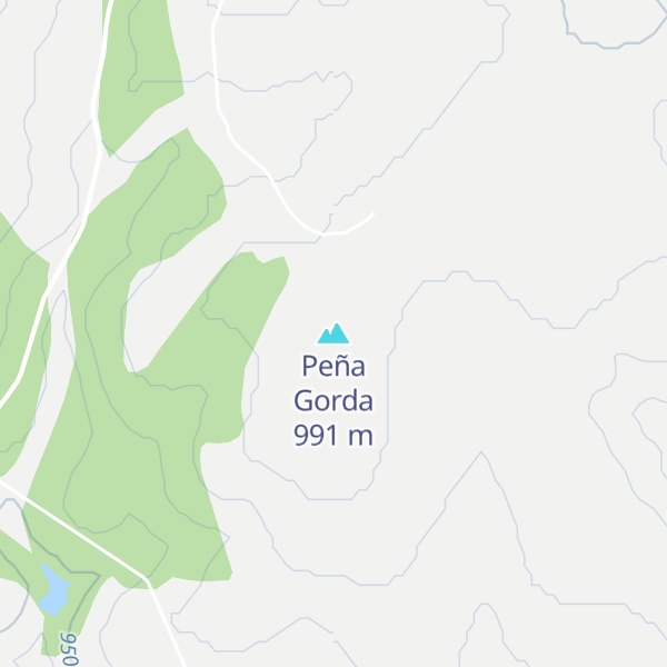Map of Peña Gorda