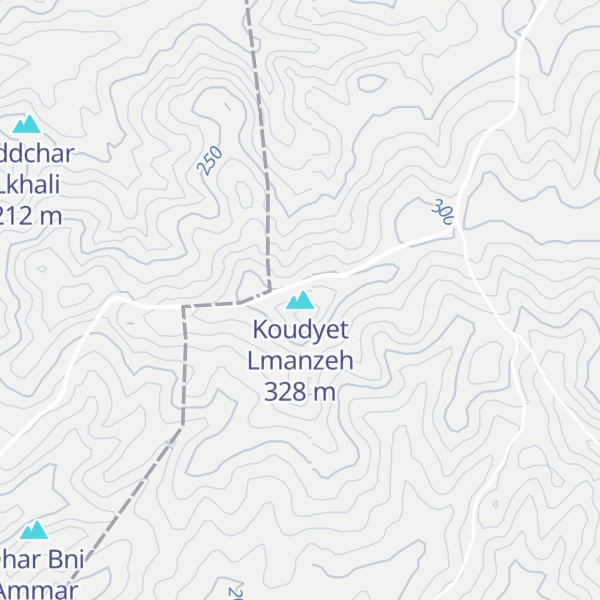 Map of Koudyet Lmanzeh