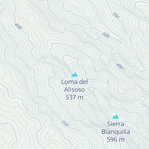 Map of Loma del Alisoso
