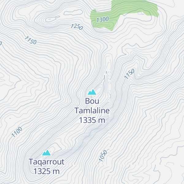 Map of Bou Tamlaline