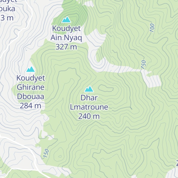 Map of Dhar Lmatroune