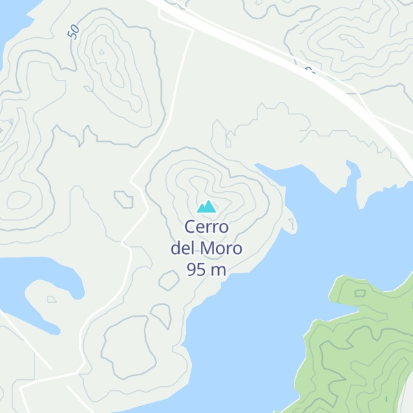 Map of Cerro del Moro