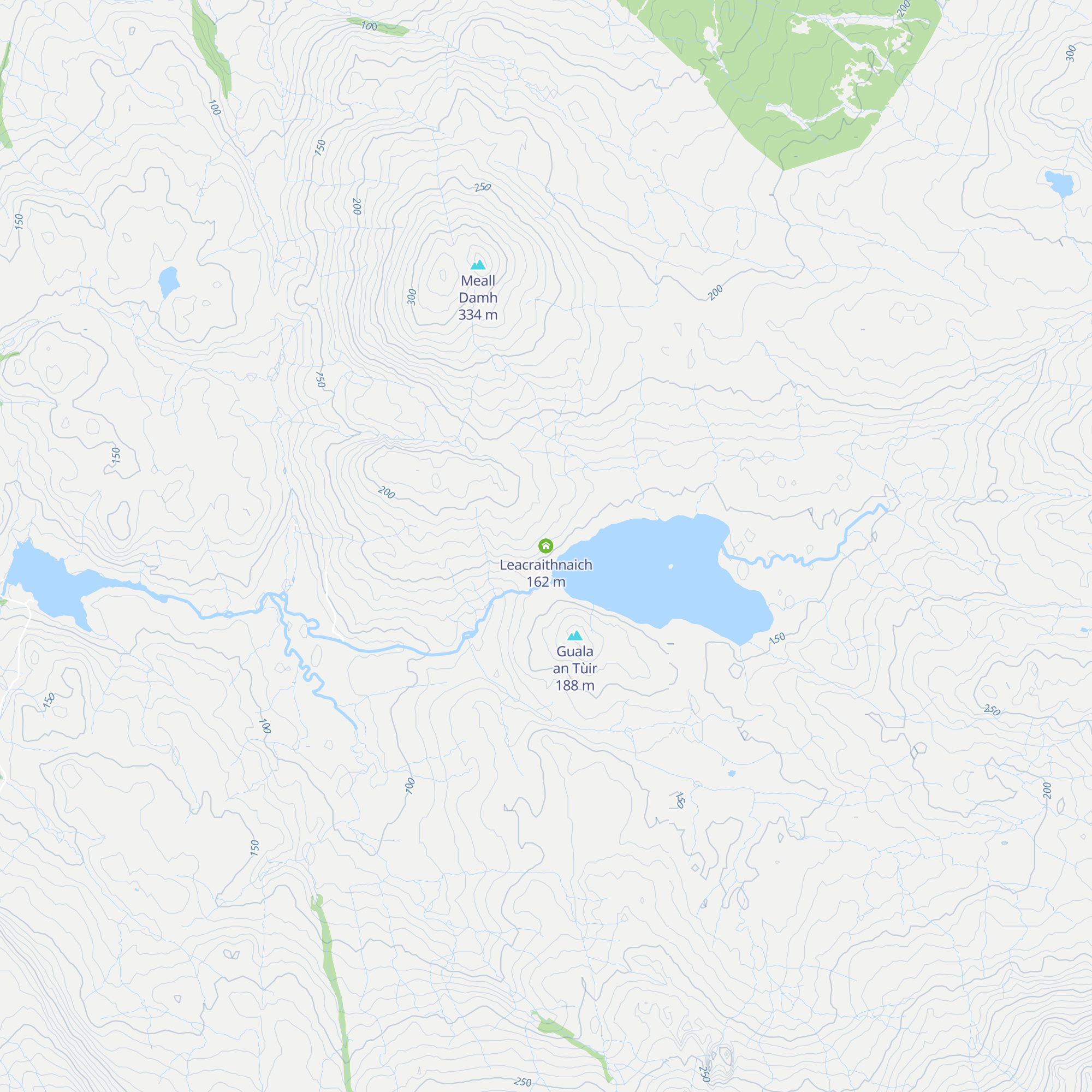 Leacraithnaich map