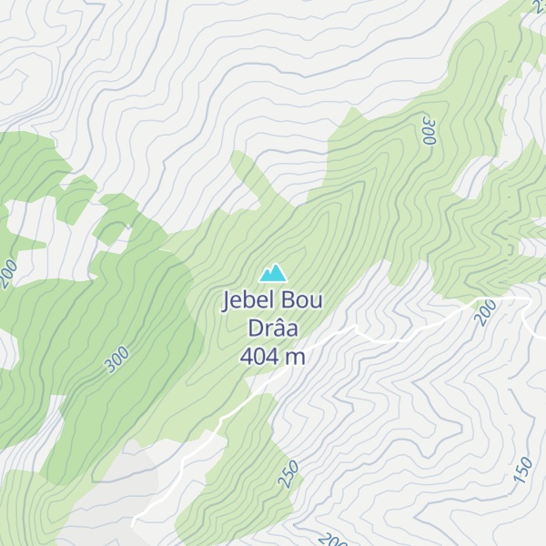 Map of Jebel Bou Drâa