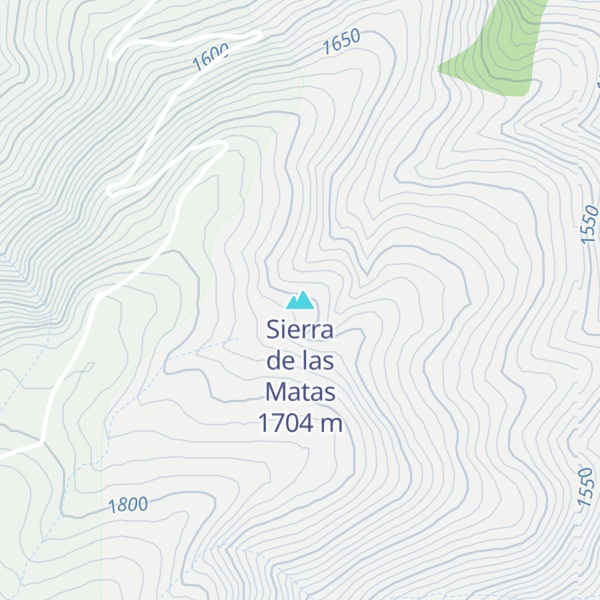 Map of Sierra de las Matas