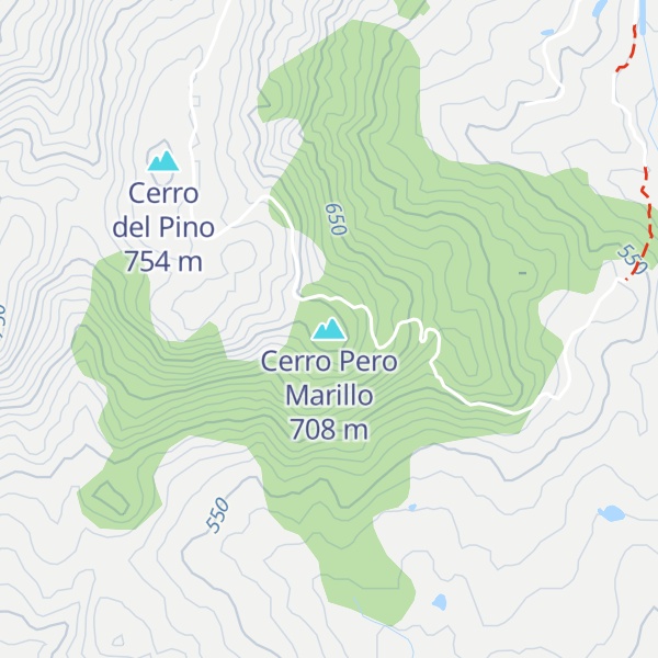Map of Cerro Pero Marillo