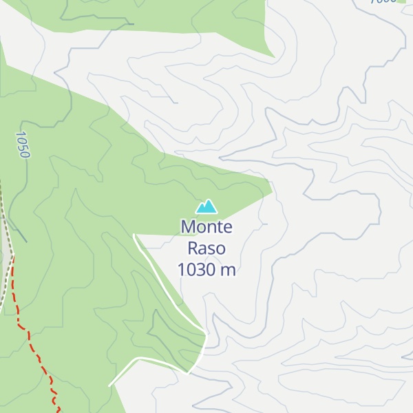 Map of Monte Raso