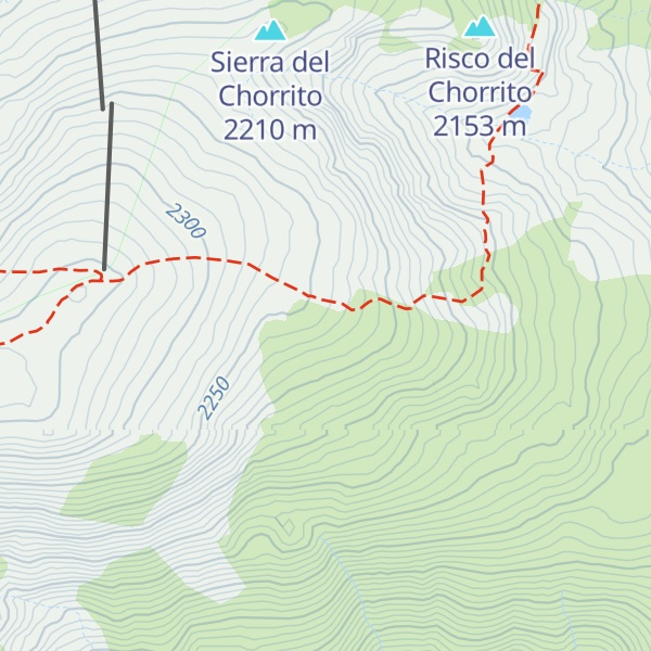 Map of Sierra de la Serenita