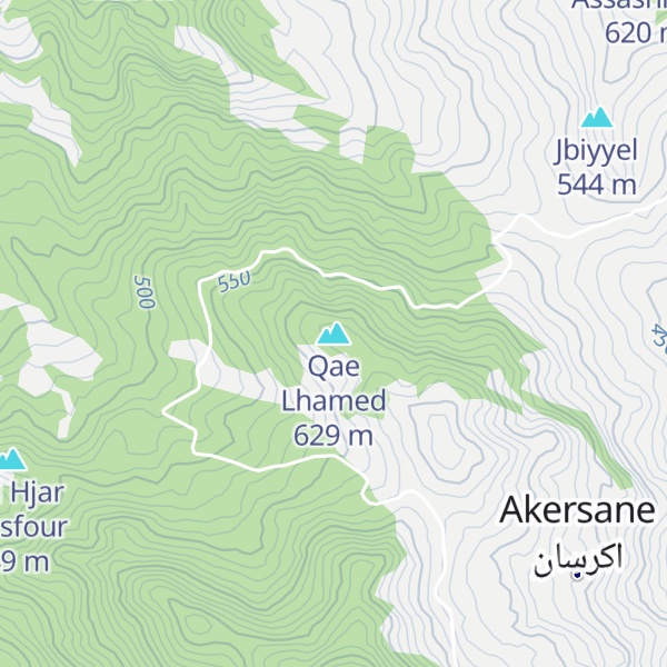 Map of Qae Lhamed