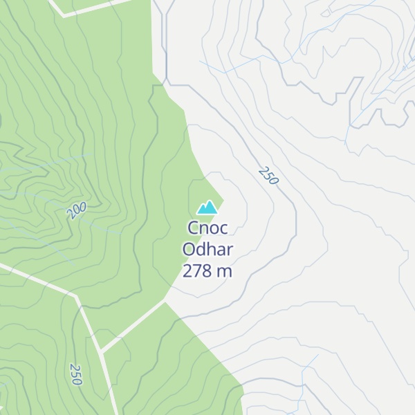 Map of Cnoc Odhar