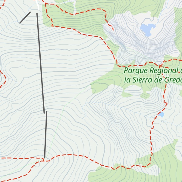 Map of Sierra del Chorrito