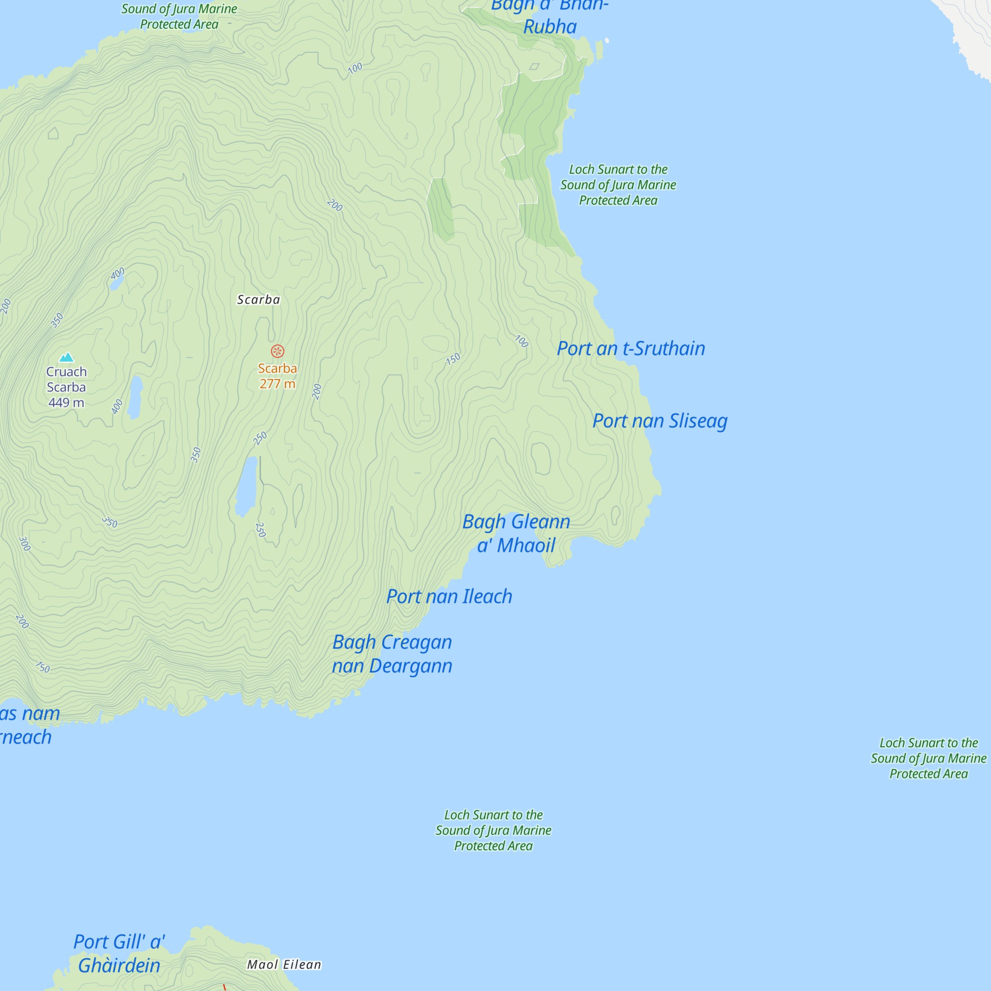 Bothy map