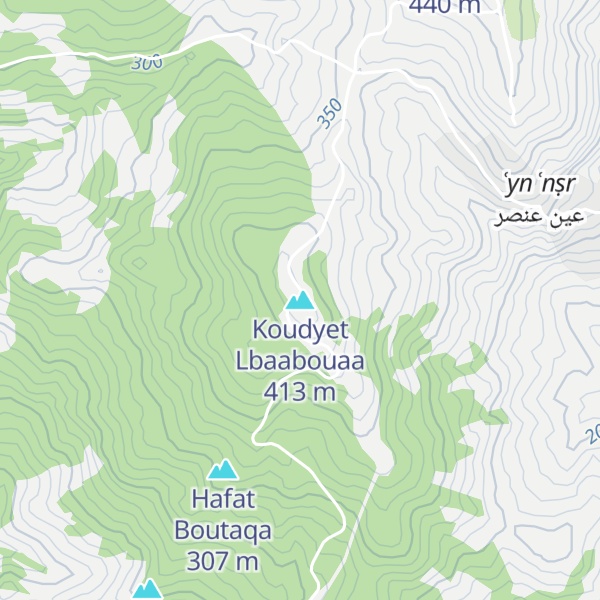 Map of Koudyet Lbaabouaa