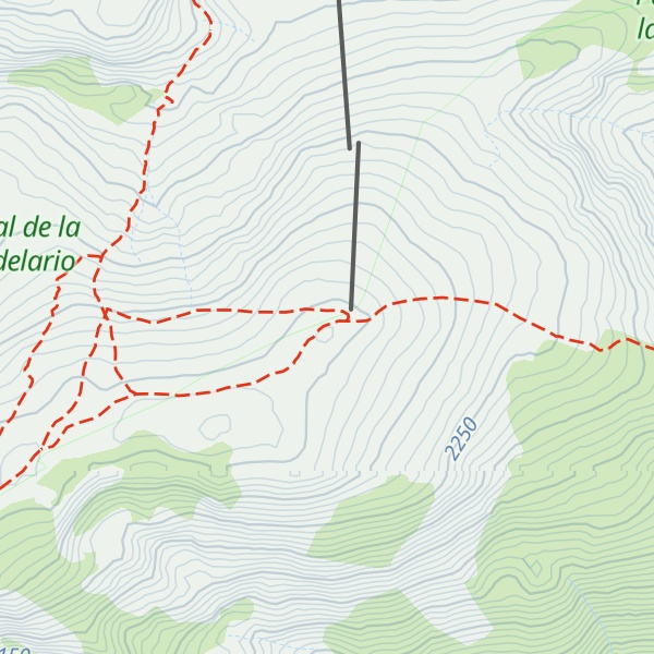 Map of Canchal Negro