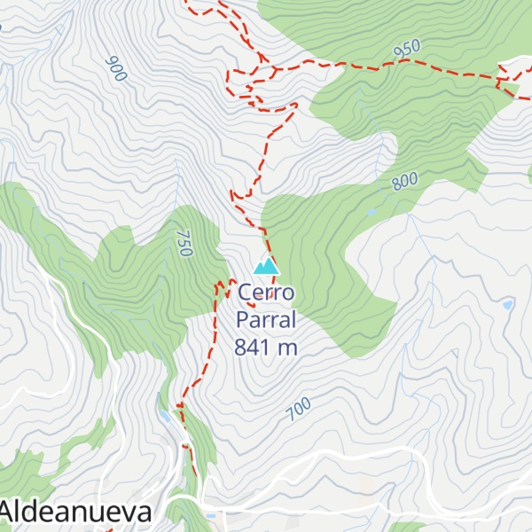 Map of Cerro Parral