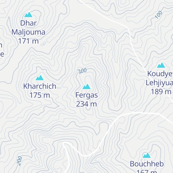 Map of Fergas