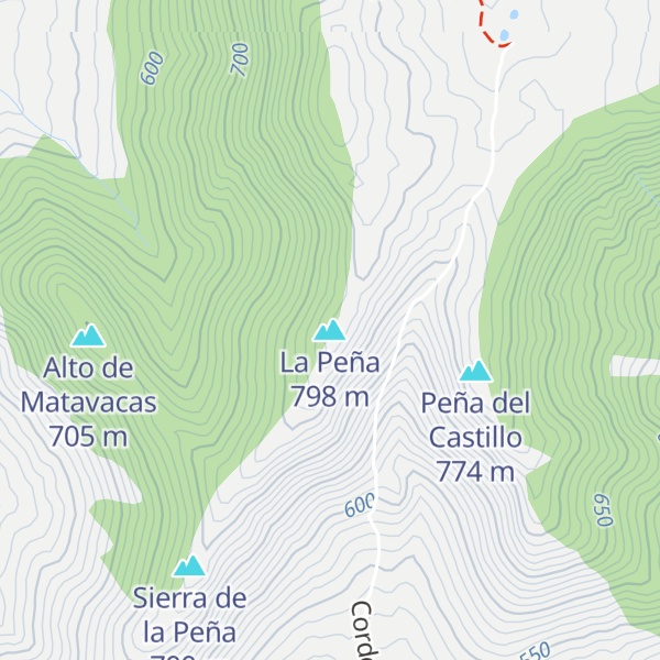 Map of La Peña