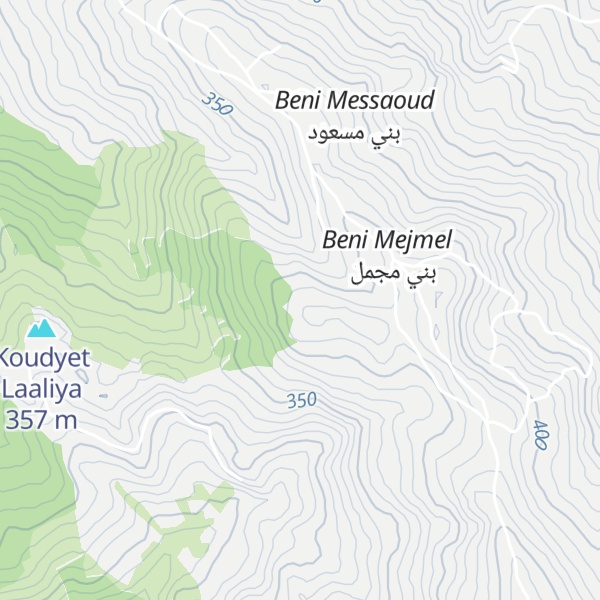 Map of Koudyet Lma Lhayel