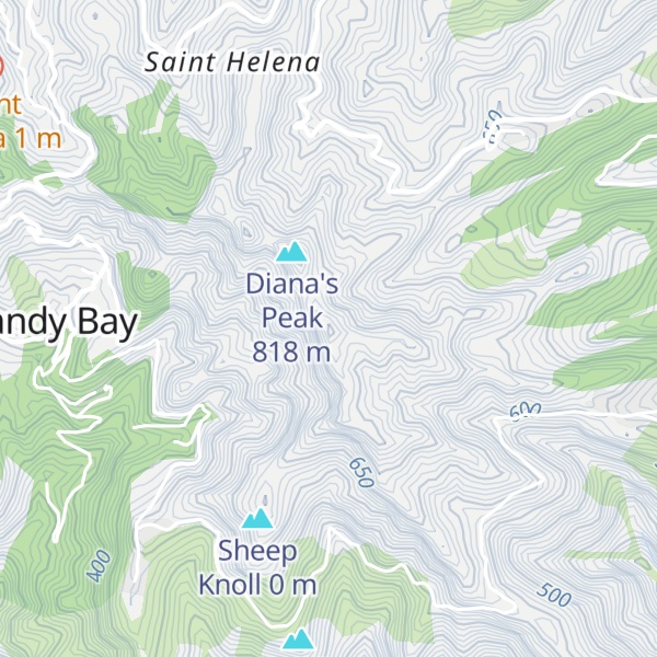 Map of Cuckhold's Point