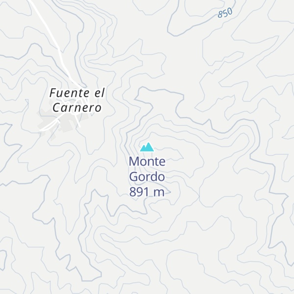 Map of Monte Gordo