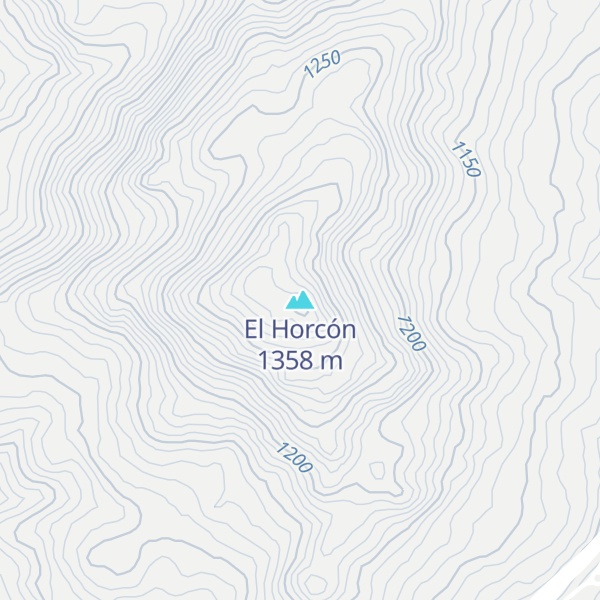 Map of El Horcón