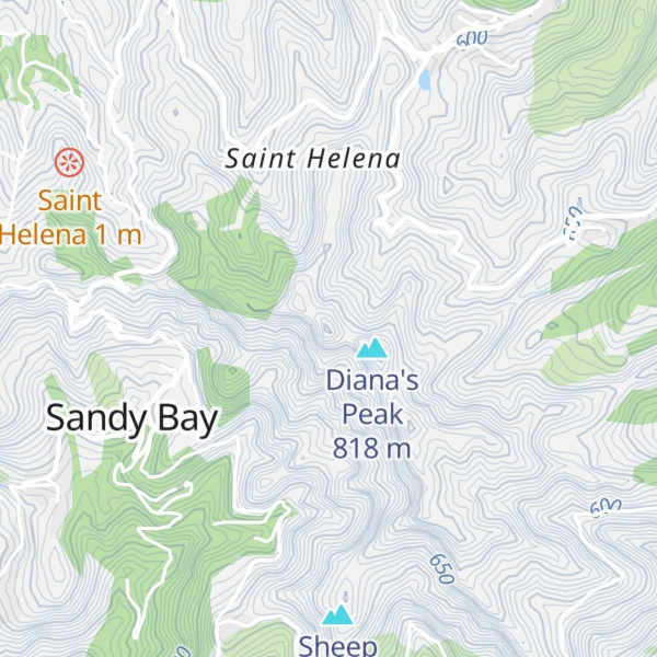 Map of Mount Actaen