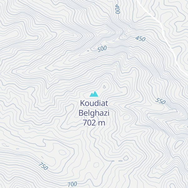 Map of Koudiat Belghazi