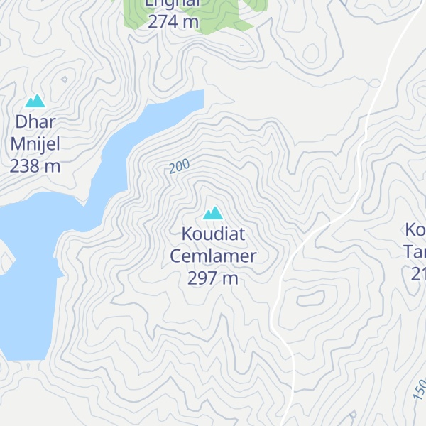 Map of Koudiat Cemlamer