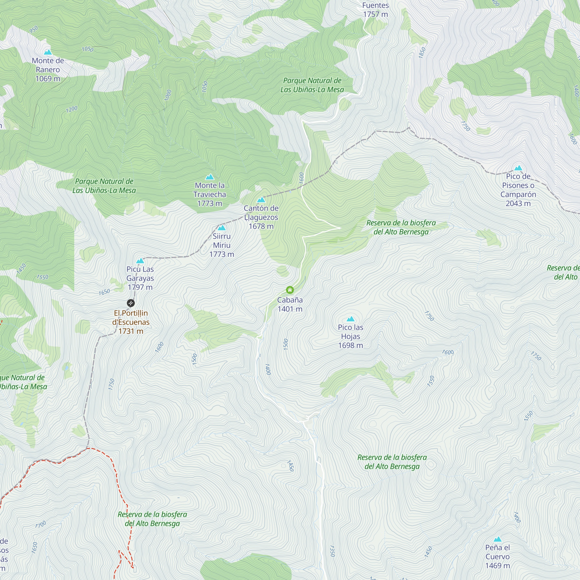 Cabaña map