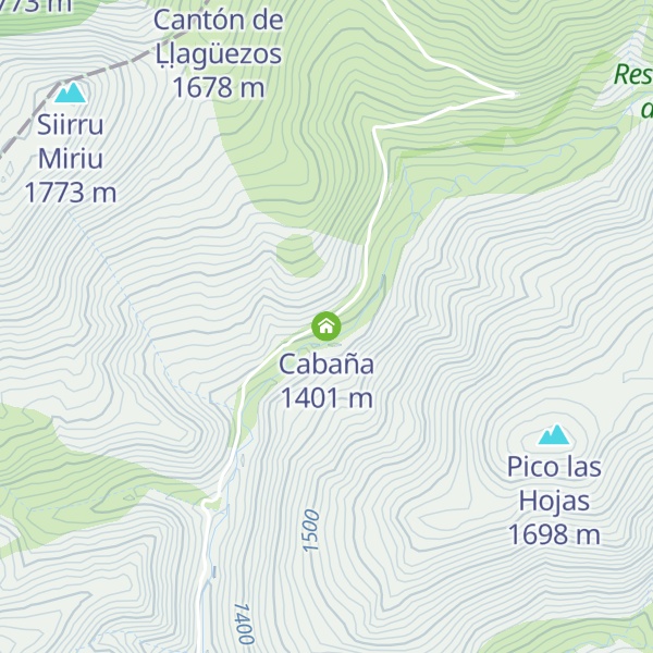Map of Cabaña