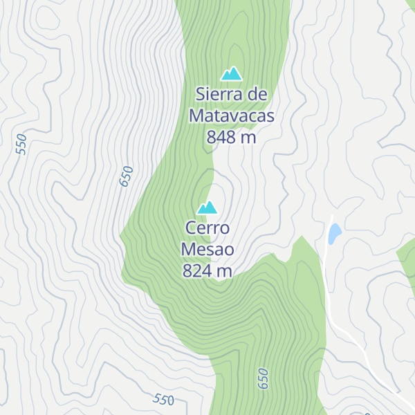 Map of Cerro Mesao