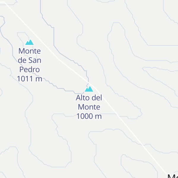 Map of Alto del Monte
